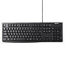 【中古】【非常に良い】BUFFALO USB接続 有線スタンダードキーボード ロングケーブル ブラック BSKBU108LBK【Windows/PS4/Nint...