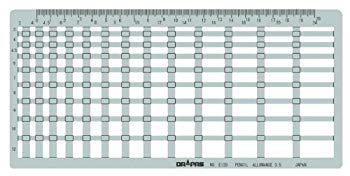 【中古】【非常に良い】ドラパス テンプレート E120 長方形定規 31120 bme6fzu