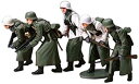 【中古】タミヤ 1/35 ミリタリーミニチュアシリーズ No.256 ドイツ陸軍 冬季装備歩兵 進撃セット プラモデル 35256 6g7v4d0(3)