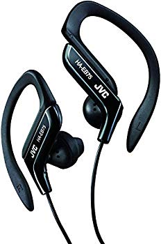 【中古】JVC HA-EB75-B イヤホン 耳掛け式 防滴仕様 スポーツ用 ブラック wyw801m
