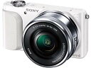 【中古】SONY ミラーレス一眼 NEX-3N パワーズームレンズキット E PZ 16-50mm F3.5-5.6 OSS付属 ホワイト NEX-3NL W ...