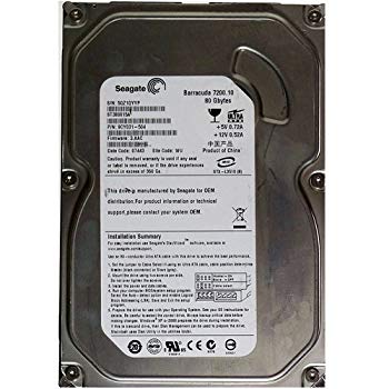 【中古】St380815a Seagate Barracuda 80Gb 7200Rpm Ultra Ata-100 Ide Buffer 8Mb rdzdsi3