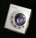 【中古】【非常に良い】SHARP シャープ MD-ST700-A シルバー×ブルー ポータブルミニディスクプレーヤー MDLP対応(ポータブルMDプレーヤー/MD再生専用機/MDウォークマ 9jupf8b