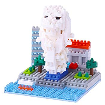 【中古】ナノブロック マーライオン NBH_105 w17b8b5