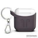 【中古】【非常に良い】PodPocket(ポッドポケット) AirPods専用シリコンケース Cocoa Gray (グレー) dwos6rj