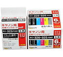 【中古】【非常に良い】キヤノン用 互換インクカートリッジ Canon キャノン BCI-326+325/6MP 6本パック ブラック1本おまけ付き ルナライフ ...