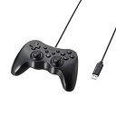 【中古】エレコム ゲームパッド 12ボタン 連射機能付 ブラック JC-U3712TBK qqffhab