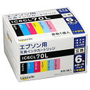 【中古】【非常に良い】エプソン用 互換インクカートリッジ EPSON IC6CL70L 6本パック 安心の1年保証 Luna Life ルナライフ LN EP7...