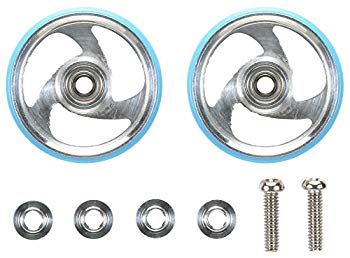 Cooking, Crafts Toys - 【中古】タミヤ ミニ四駆特別企画商品 19mm プラリング付 アルミベアリングローラー ライトブルー 95327 w17b8b5