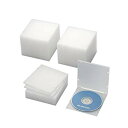 【中古】エレコム CD/DVDスリムPPケース/1枚収納/50パック/クリア 9jupf8b