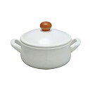 【中古】野田琺瑯 ポーチカ キャセロール 15cm 日本製 PO-15W(3)