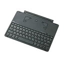 【中古】【非常に良い】エレコム キーボード Bluetooth iPad9.7用 磁石フラップ型 オートスリープ対応 スタンド付 シルバー TK-FBP068I...