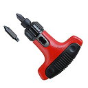 【中古】アネックス(ANEX) ラチェットドライバー T型 収納式 ビット2本組 No.370