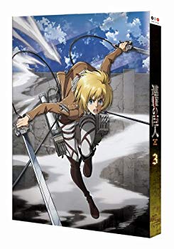 【中古】【非常に良い】進撃の巨人 3 [初回特典:Blu-ray Disc ビジュアルノベル「ミカサ外伝」他(制作協力:ニトロプラス、プロダクション・I.G)] khxv5rg
