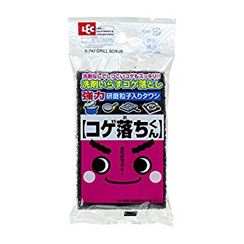 【中古】【非常に良い】レック コゲ落ちくん 強力研磨粒子入りコゲ取りタワシ (洗剤いらず 水だけで落..