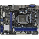 【中古】ASRock Intel H61チップセット搭載 LGA1155対応microATXマザーボード H61M-HVS tf8su2k(2)