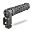 【中古】【非常に良い】camvateトップハンドルグリップにカメラのホットシューマウントを映画カメラ(ゴムグリップ、ブラック) n5ksbvb
