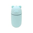 【中古】USBポート付きクマ型ミニ加湿器「URUKUMASAN(うるくまさん)」 ブルー mxn26g8(2)