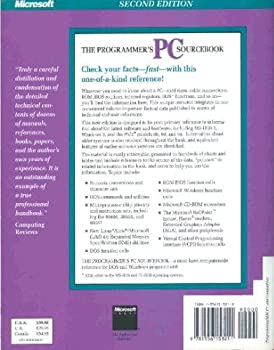 【中古】【非常に良い】Programmer's PC Sourcebook: Reference Tables for IBM PCs and Compatibles%カンマ% Ps/2 Systems%カンマ% Eisa-Based Systems%カンマ% MS-DOS Operatin