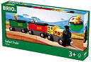 【中古】BRIO (ブリオ) WORLD サファリトレイン 3両編成 [ 機関車 おもちゃ ] 33722