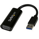 【中古】【非常に良い】StarTech.com USB 3.0 - VGA ディスプレイアダプタ スリムタイプ USBグラフィックアダプタ 1920x1200 ...