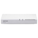 【中古】BUFFALO Giga対応 プラスチック筺体 電源内蔵 8ポート ホワイト スイッチングハブ LSW5-GT-8NP/WH(2)