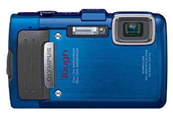 楽天スカイマーケットプラス【中古】OLYMPUS デジタルカメラ STYLUS TG-835 Tough ブルー 防水性能10m GPS機能 電子コンパス TG-835 Tough BLU