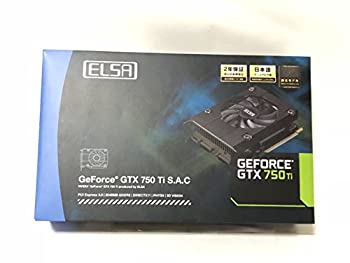 【中古】【非常に良い】ELSA NVIDIA GeForce GD750Ti 2GB グラフィックボード GD750-2GERT