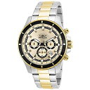 【中古】[インビクタ]Invicta 腕時計 12456 Pro Diver Chronograph Gold Dial Two Tone メンズ [並行輸入品]