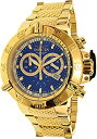 yÁz[CrN^]Invicta rv 14501 Subaqua Chronograph 18K Gold Plated Steel Blue Dial Y [sAi]