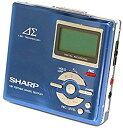 【中古】SHARP シャープ MD-DR7-A (ブルー) MDレコーダー MDLP対応(MD録音再生兼用機/ポータブルMDプレーヤー/ポータブルミニディスクレコーダー)