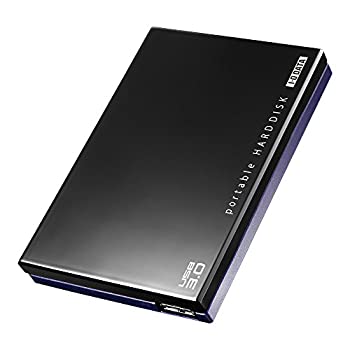 【中古】I-O DATA USB3.0/2.0ポータブルHDD超高速カクウスブラック 1TB HDPC-UT1.0KE (旧モデル)