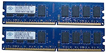 【中古】(未使用・未開封品)Nanya PC2-6400U (DDR2-800) 2GB x 2枚組み 合計4GB 240pin DIMM 4G Kit デ..