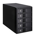 【中古】センチュリー RAID機能付きHDDケース「裸族のインテリジェントビル5Bay USB3.0＋eSATAコンボVer.2」 CRIB535EU3V2