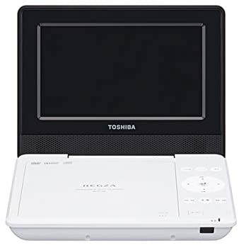 【中古】【非常に良い】東芝 7型ポータブルDVDプレーヤーホワイトCPRM対応TOSHIBA REGZA レグザポータブルプレーヤー SD-P710SW