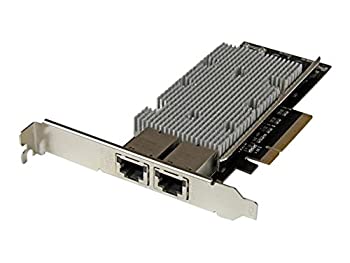 【中古】(未使用・未開封品)StarTech.com 10Gbイーサネットx2増設PCIe対応LANカード ST20000SPEXI