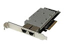 【中古】(未使用・未開封品)StarTech.com 10Gbイーサネットx2増設PCIe対応LANカード ST20000SPEXI(2)