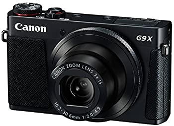 【中古】Canon デジタルカメラ PowerShot G9 X(ブラック) 光学3.0倍ズーム 1.0型センサー PSG9X(BK)