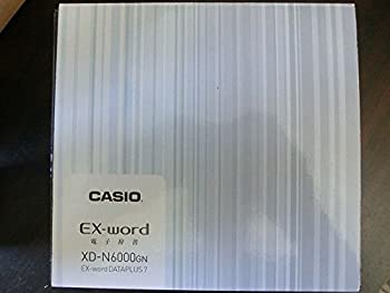 【中古】カシオ EX-word XD-N6000GN生活・教養 ジャパネットたかた限定モデル