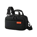 【中古】(未使用・未開封品)ELECOM off toco 2styleカジュアルバッグ ショルダーバッグタイプ ブラック DGB-S025BK