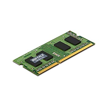 【中古】BUFFALO 増設メモリ PC3L-12800 204ピン DDR3 SDRAM S.O.DIMM 2GB D3N1600-LX2G