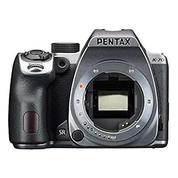 【中古】PENTAX デジタル一眼レフカメラ K-70 ボディ シルキーシルバー 防塵 防滴 -10℃耐寒 高感度 アウトドア K-70 BODY SILKY SILVER 16983