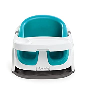 【中古】ingenuity インジェニュイティ Baby Base 2-in-1 ベビーベース ベビーソファ ブルー 4カ月~ (10865) by Kids II
