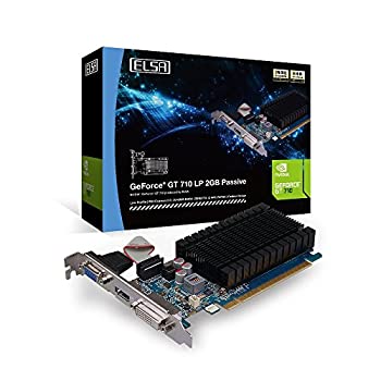 【中古】ELSA GeForce GT 710 LP 2GB Passive グラフィックスボード VD6124 GD710-2GERLP