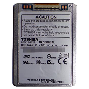 【中古】30GB TOSHIBA ZIF 1.8" 4200RPM IPOD HARD DRIVE MK3008GAL HDD1642 [並行輸入品]