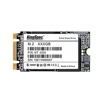 【中古】KingSpec 128GB 2242 M.2 SATA MLC キャッシュ搭載 Thinkpad X240 X240s X250 専用 SSD ハードディスク