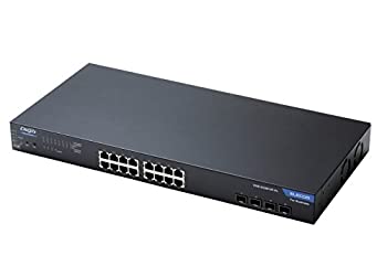 【中古】【非常に良い】エレコム スイッチングハブ 16ポート ギガビット PoE機能搭載 レイヤー2 耐熱50度 ループ防止機能 EHB-SG2B16F-PL