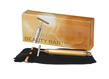 【中古】【非常に良い】エムシービケン ビューティーバー Beauty Bar 24K 電動美顔器 防水 日本製 シリアルナンバー付 正規品 2点セット [並行輸...