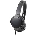【中古】(未使用・未開封品)audio-technica ポータブルヘッドホン ブラック ATH-AR3 BK
