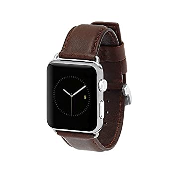 (未使用・未開封品) Apple Watch 1-5 42mm 44mm 対応 ウォッチ 本革バンド シグネイチャー レザー トバコー ブラウン Watchband Signature Leather To